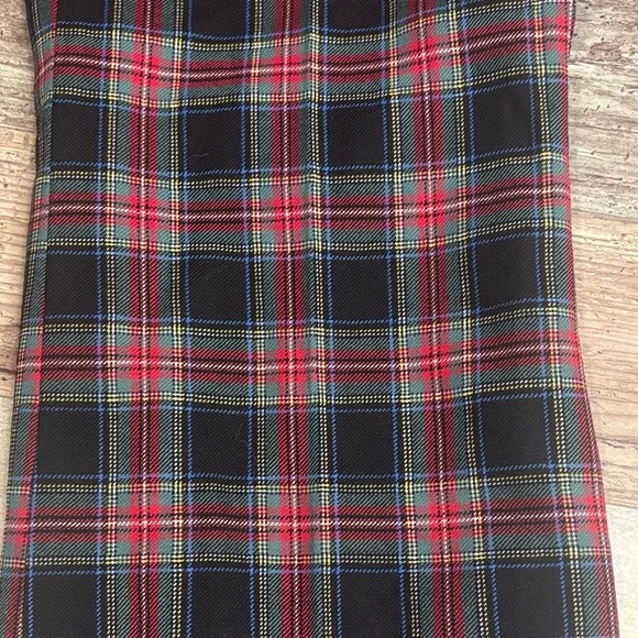 J.Crew Hayden Kickout Crop Pants Black Stewart Tartan Plaid 00 - Picture 5 of 5